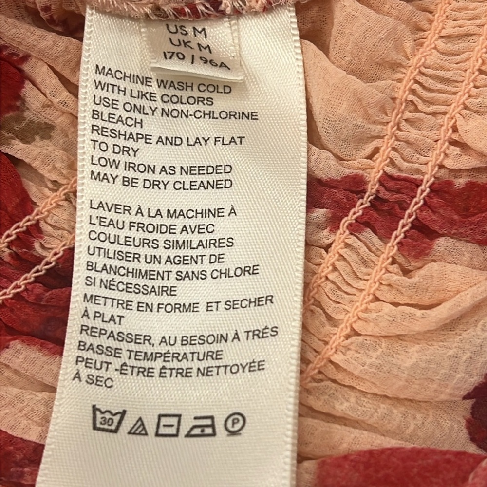 Free People NWT Daphne Long Sleeve Top-Medium - Picture 12 of 13